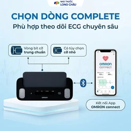 Máy đo huyết áp và Điện tâm đồ ECG Omron HEM 7530T giúp cảnh báo rối loạn nhịp tim, đột quỵ 4