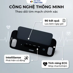 Máy đo huyết áp và Điện tâm đồ ECG Omron HEM 7530T giúp cảnh báo rối loạn nhịp tim, đột quỵ 3