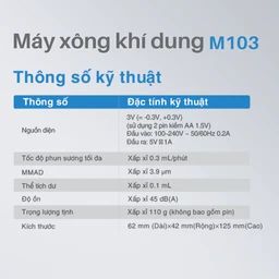 Máy xông khí dung cầm tay Yuwell M103 hỗ trợ điều trị bệnh lý về đường hô hấp 2