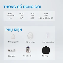 Máy xông khí dung cầm tay Yuwell M103 hỗ trợ điều trị bệnh lý về đường hô hấp 4