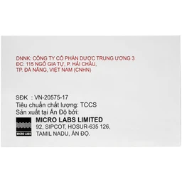 Viên nén Melanov-M Micro điều trị đái tháo đường típ 2 (10 vỉ x 10 viên) 3