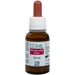 Men tiêu hóa Comil hương dâu 20ml giúp giảm rối loạn tiêu hóa, nôn trớ ở trẻ, dùng được cho trẻ sơ sinh