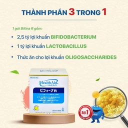 Men vi sinh bổ sung lợi khuẩn cho hệ tiêu hóa Bifina R Health Aid (60 gói) 2