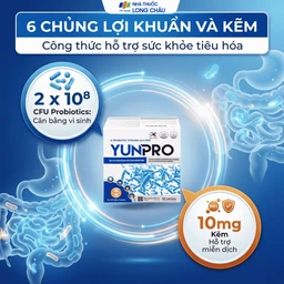 Men vi sinh bổ sung lợi khuẩn đường ruột Yunpro (60 gói x 2g) 3