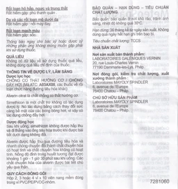 Thuốc Meteospasmyl Mayoly Spindler điều trị các rối loạn đường ruột (2 vỉ x 10 viên)