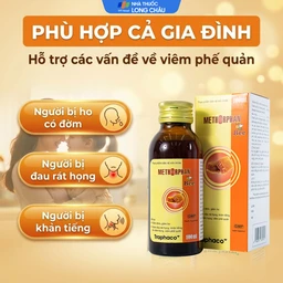 Siro hỗ trợ giảm ho Methorphan Bee Traphaco (100ml) 4