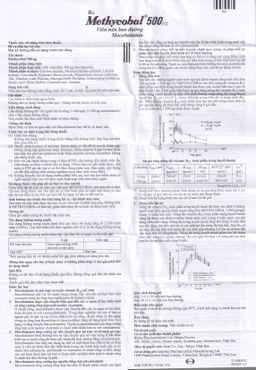Viên nén Methycobal 500µg Eisai điều trị bệnh lý thần kinh ngoại biên (3 vỉ x 10 viên)