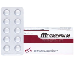 Viên nén Meyersiliptin 50 Meyer - BPC hỗ trợ chế độ ăn kiêng, kiểm soát đường huyết (3 vỉ x 10 viên) 1