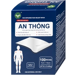 Miếng dán giảm đau An Thống Mdtyy giúp giảm đau cổ, đau mỏi vai gáy, đau lưng (20 túi x 5 miếng) 2