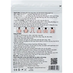 Miếng dán giảm đau An Thống Mdtyy giúp giảm đau cổ, đau mỏi vai gáy, đau lưng (20 túi x 5 miếng)