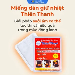 Miếng dán giữ nhiệt Thiên Thanh (10 miếng) dùng để chườm nóng, sưởi ấm trong mùa lạnh 2