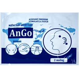 Miếng dán huyệt đạo ango Mdtyy chống say tàu xe (5 túi x 2 miếng) 