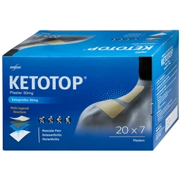 Miếng dán Ketotop Plaster 30mg giảm đau và kháng viêm trong các bệnh lý về cơ, xương, khớp (20 túi x 7 miếng) 2