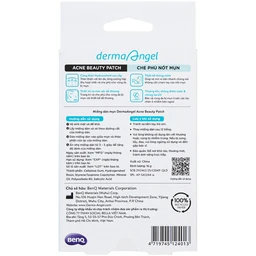 Miếng Dán Mụn Derma Angel Acne Beauty Patch Hình Gấu Panda 12+3 Miếng 5