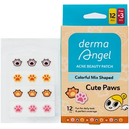 Miếng Dán Mụn Derma Angel Acne Beauty Patch Cute Paws 12+3 Miếng 1