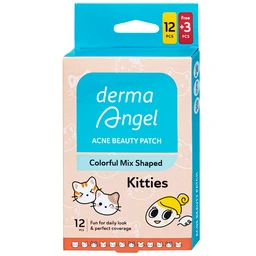 Miếng Dán Mụn Derma Angel Acne Beauty Patch Hình Kitties 12+3 Miếng 2