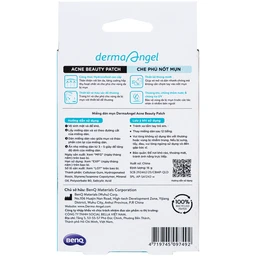 Miếng Dán Mụn Derma Angel Acne Beauty Patch Hình Kitties 12+3 Miếng 5