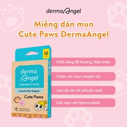 Miếng Dán Mụn Derma Angel Acne Beauty Patch Cute Paws 12+3 Miếng 3