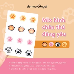 Miếng Dán Mụn Derma Angel Acne Beauty Patch Cute Paws 12+3 Miếng 4
