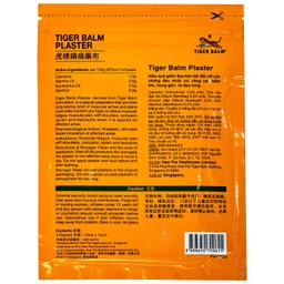 Miếng dán Tiger Balm Plaster Cool Haw Par giảm mỏi cơ, đau và nhức cơ (7cm x 10cm) (12 gói x 3 miếng)
