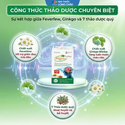 Viên hỗ trợ hoạt huyết Migrin Plus CVI (6 vỉ x 10 viên) 3