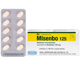 Viên nén Misenbo 125 Hasan điều trị tăng huyết áp (3 vỉ x 10 viên) 1