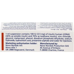 Hỗn dịch tiêm Mixtard 30 Novo Nordisk điều trị bệnh đái tháo đường (10ml) 4