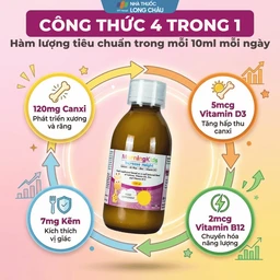 Siro bổ sung vitamin tăng chiều cao cho trẻ MorningKids Increase Height (150ml) 3