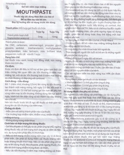 Gel bôi niêm mạc miệng Mouthpaste Medipharco giảm viêm, tổn thương (5g)