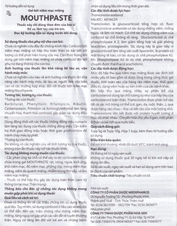 Gel bôi niêm mạc miệng Mouthpaste Medipharco giảm viêm, tổn thương (5g)