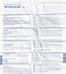 Viên nén Mydocalm 150 Gedeon điều trị sự tăng trương lực cơ xương (3 vỉ x 10 viên)