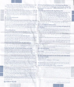 Viên nén Mydocalm 50mg Gedeon điều trị triệu chứng co cứng cơ sau đột quỵ (3 vỉ x 10 viên)