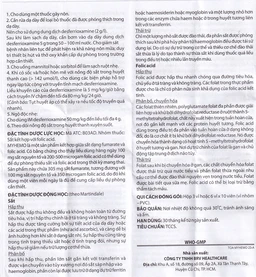 Thuốc Myhemo BRV điều trị dự phòng thiếu sắt và folic acid trong khi mang thai (3 vỉ x 10 viên)