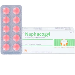 Thuốc Naphacogyl Nam Hà phòng ngừa và điều trị nhiễm trùng răng miệng (2 vỉ x 10 viên)
