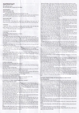 Thuốc Naprofazt 250mg Chống viêm không steroid (5 vỉ x 10 viên)