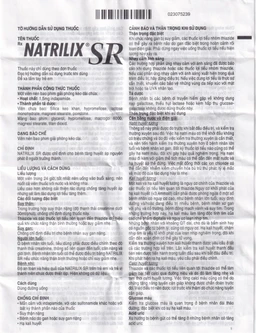 Viên nén Natrilix SR Servier điều trị tăng huyết áp nguyên phát (3 vỉ x 10 viên)