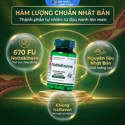 Viên hỗ trợ hoạt huyết NattoEnzym DHG (90 viên) 3