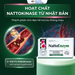 Viên hỗ trợ hoạt huyết NattoEnzym DHG (3 vỉ x 10 viên) 2