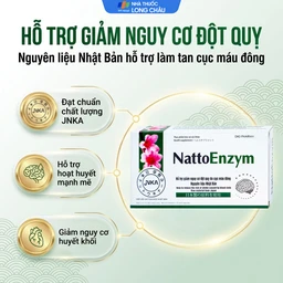 Viên hỗ trợ hoạt huyết NattoEnzym DHG (3 vỉ x 10 viên) 4