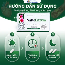 Viên hỗ trợ hoạt huyết NattoEnzym DHG (3 vỉ x 10 viên) 5