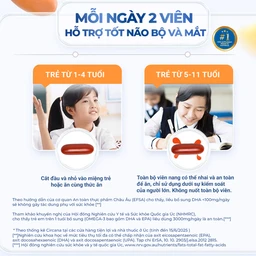 Viên nhai hỗ trợ bổ não Kids Smart Bursts DHA 300mg Nature's Way (50 viên)