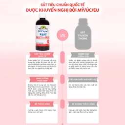 Siro hỗ trợ tăng sức đề kháng Kids Smart Liquid Multi + Iron Nature's Way (200ml) 9