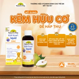 Siro bổ sung kẽm và hỗ trợ kích thích thèm ăn Kids Smart Liquid Zinc Nature's Way (Hộp 100ml) 2