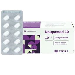Viên nén Naupastad 10 Stella điều trị triệu chứng nôn và buồn nôn (10 vỉ x 10 viên)