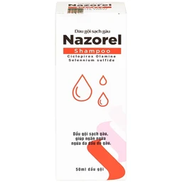 Dầu gội sạch gàu, giảm ngứa Nazorel shampoo 50ml