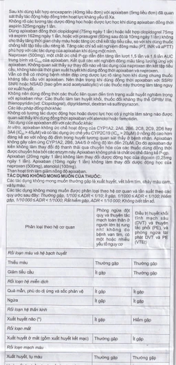 Thuốc NDP-Apixan 5mg Nadyphar hỗ trợ phòng ngừa đột quỵ, tăng huyết áp (2 vỉ x 10 viên)