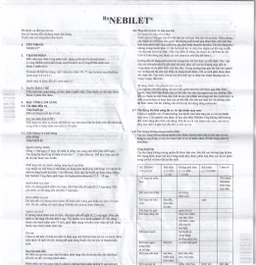 Viên nén Nebilet 5mg Menarini điều trị tăng huyết áp và suy tim mạn tính (1 vỉ x 14 viên)