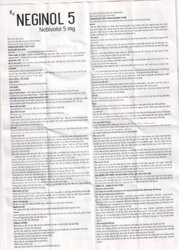 Thuốc Neginol 5 DHG điều trị tăng huyết áp vô căn (3 vỉ x 10 viên)