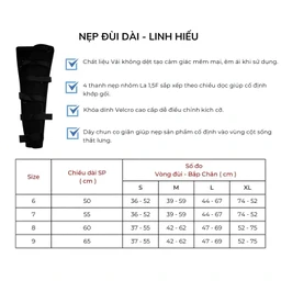 Nẹp đùi size 9 Linh Hiếu