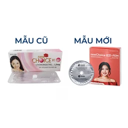 Viên uống tránh thai khẩn cấp New Choice Izzi-Fem 1.5mg Nam Hà tránh thụ thai trong vòng 72 giờ (1 vỉ x 1 viên)